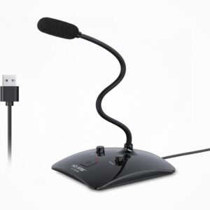 KO-STAR K580SB USB Desktop Microphone - Gooseneck with Echo & Volume Control