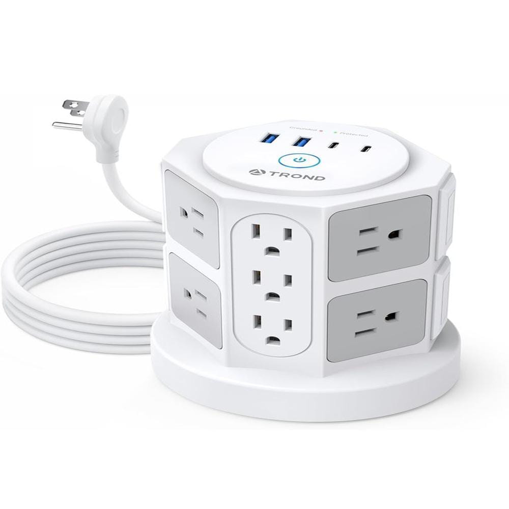 TROND Retractable Power Strip Tower